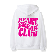 Heartbreak Club White Hoodie