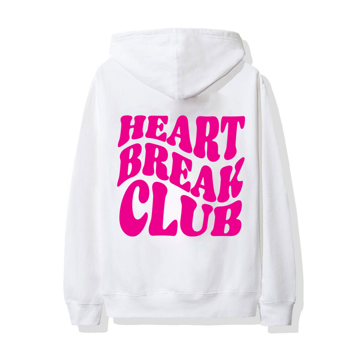 Heartbreak Club White Hoodie