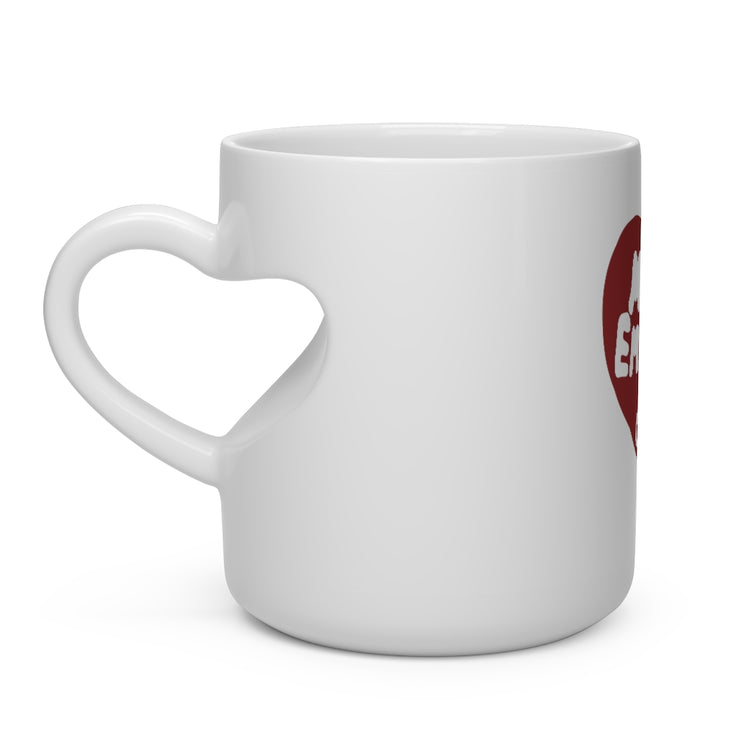 Mixed Emotions Heart Shape Mug