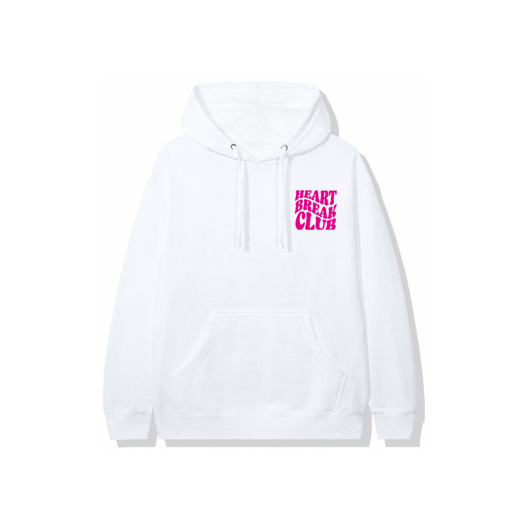 Heartbreak Club White Hoodie