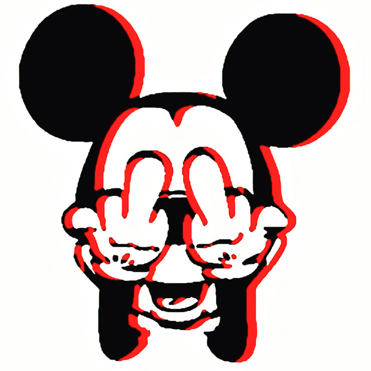 Antisocial Mouse Sticker