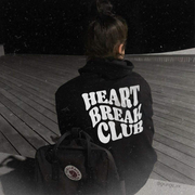 Heartbreak Club Black Hoodie