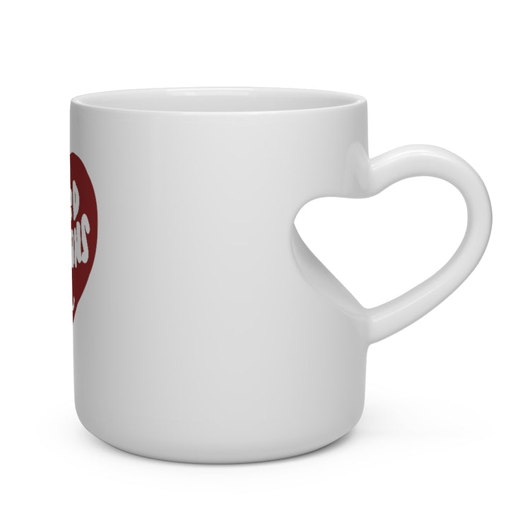 Mixed Emotions Heart Shape Mug