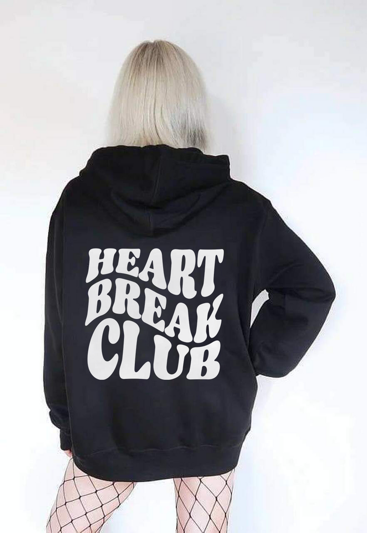 Heartbreak Club Black Hoodie