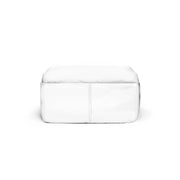 Emotionally Exhausted White Matte Backpack