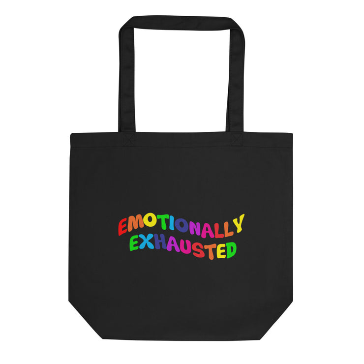 Emotionally Exhausted Tote Bag Atomic Emotions