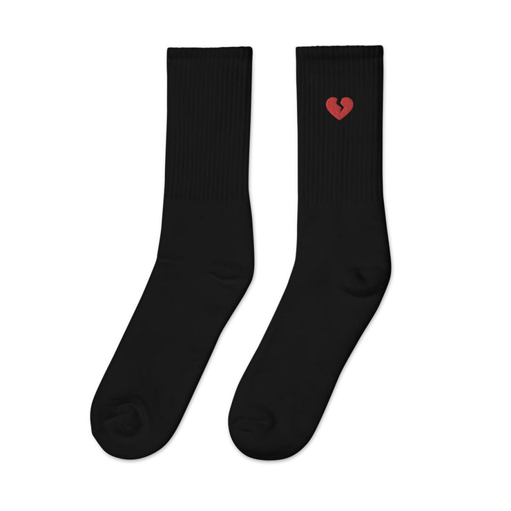 Heartbreak Plush Socks Atomic Emotions