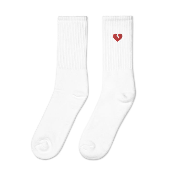 Heartbreak Plush Socks Atomic Emotions