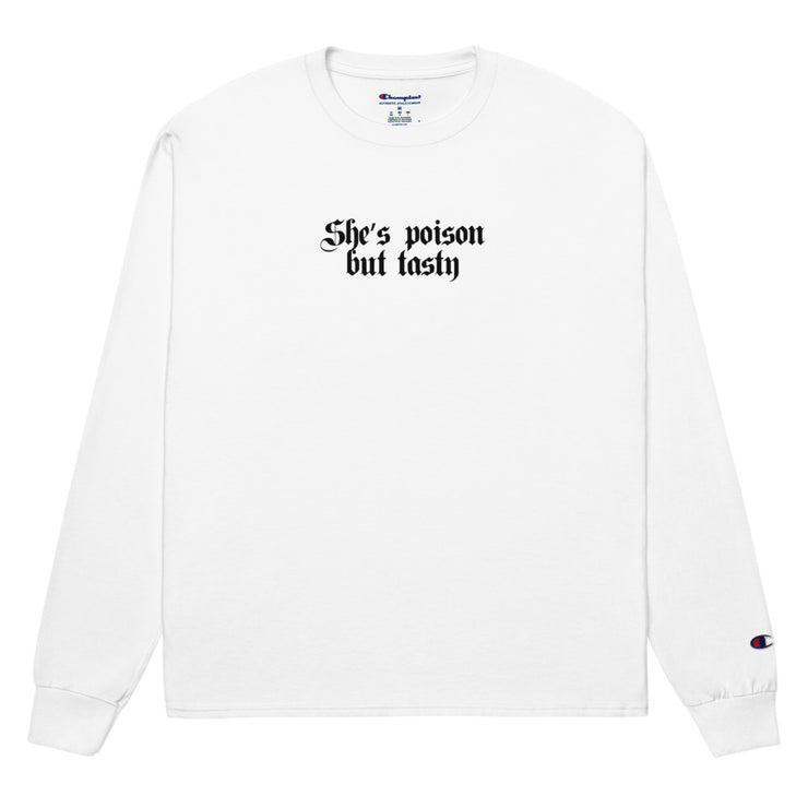 She's Poison but Tasty Long Sleeve Atomic Emotions