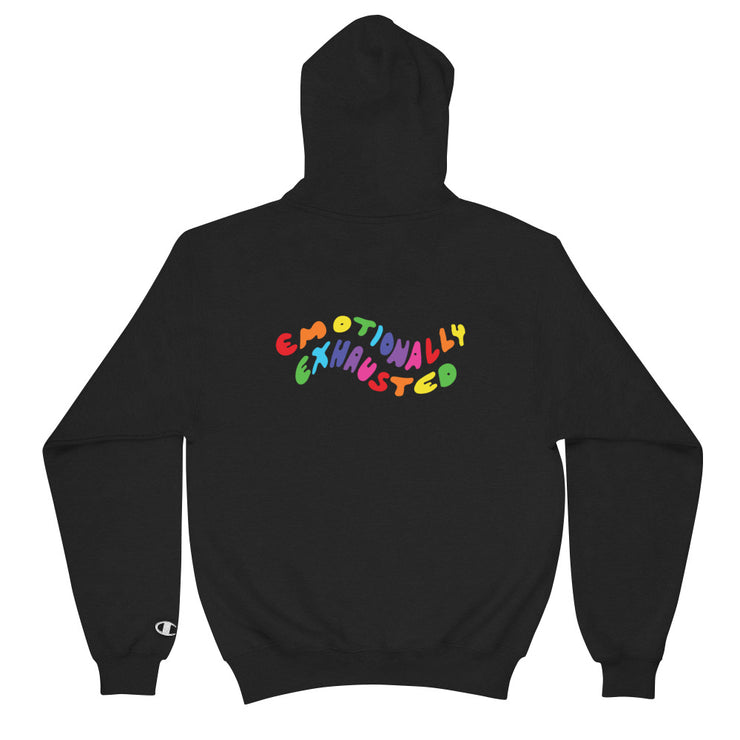 Emotionally Exhausted Psychedelic Hoodie Atomic Emotions