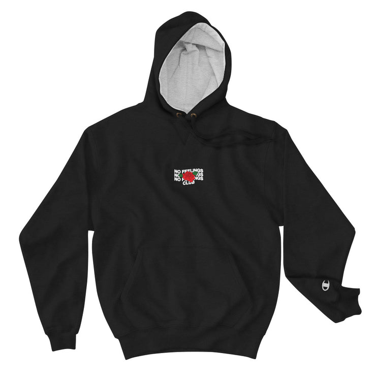 No More You Black Champion Hoodie Atomic Emotions