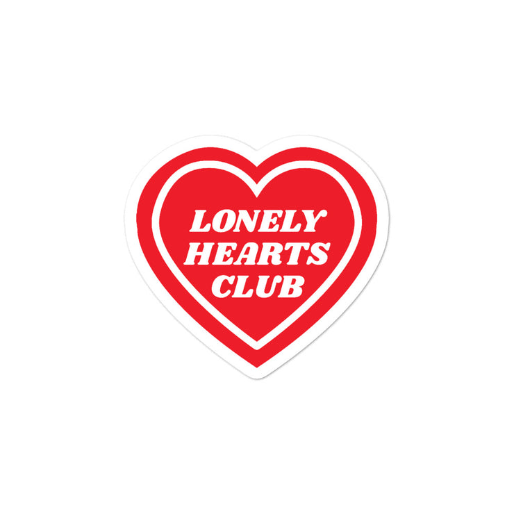 Lonely Hearts Club Sticker Atomic Emotions