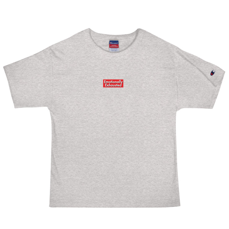 Emotionally Exhausted Champion Box Logo Atomic Emotions