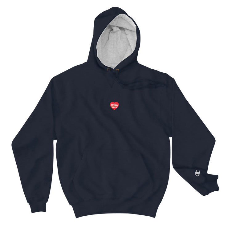 Lonely Hearts Club Navy Champion Hoodie Atomic Emotions