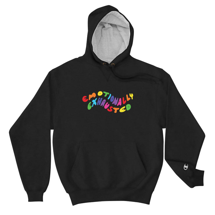 Emotionally Exhausted Psychedelic Hoodie Atomic Emotions