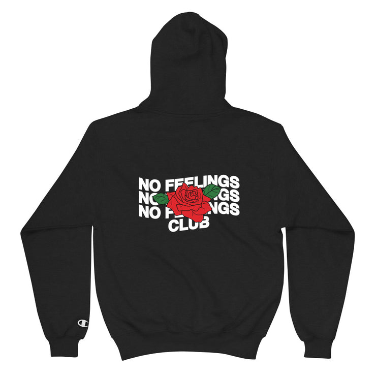 No More You Black Champion Hoodie Atomic Emotions
