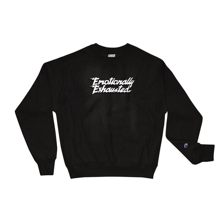 Emotionally Exhausted Thunder Crewneck