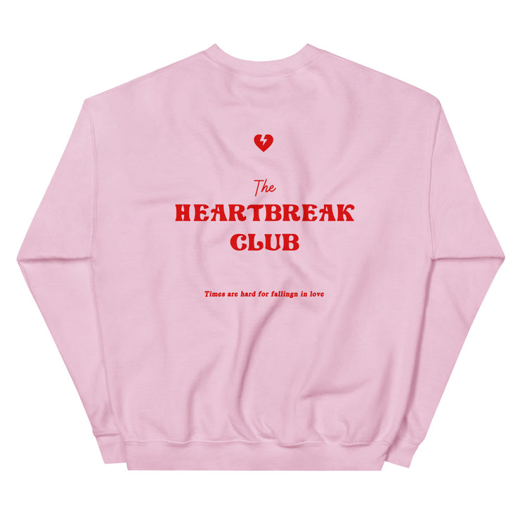 Heartbreak Club Pink Sweatshirt Atomic Emotions