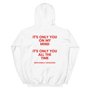 It's Only You White Hoodie Atomic Emotions